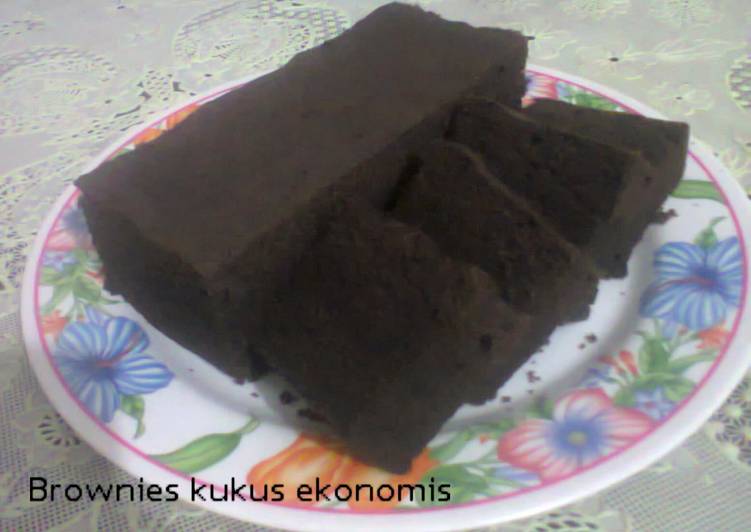  Resep  Brownies  kukus  ekonomis  ala Bunda Aulieya oleh Bunda 