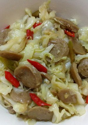 Foto resep Tumis Kol & Bakso Dadakan