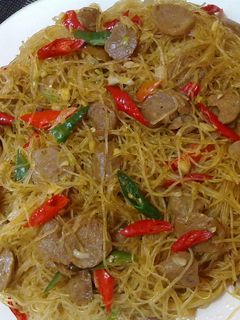 Foto resep Soun Goreng Bakso Sapi Lezat