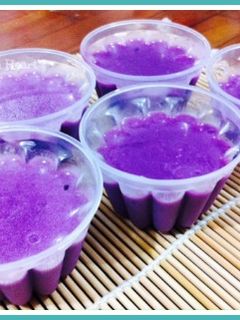 Foto resep Puding Santan Ubi Ungu