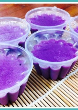 Foto resep Puding Santan Ubi Ungu