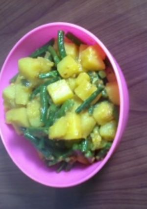 Foto resep Tumis Kencan ( Kentang Kacang ) Bumbu Kuning