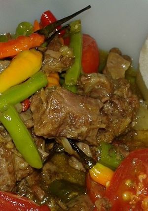 Foto resep Asem Iga Buncis Pelangi