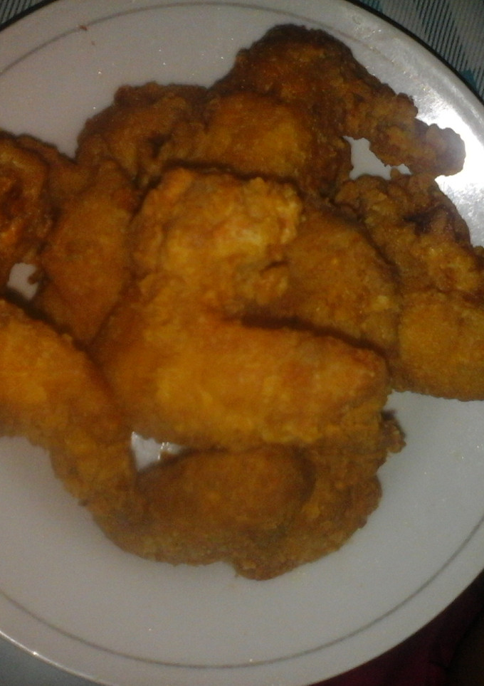 Foto resep ayam goreng tepung ala kfc