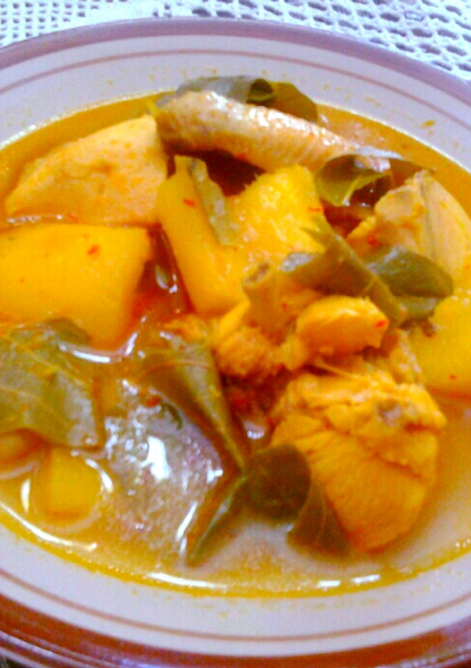 Foto resep GANGAN AYAM DAUN NANGKA