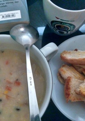 Foto resep Sup Jagung Buru-buru