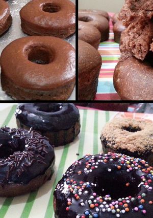 Foto resep Donat cokelat enak...