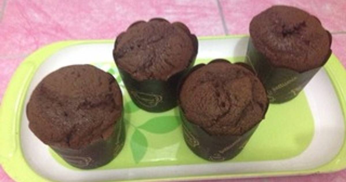 Resep Muffin Coklat Kukus Oleh Ica Dika Fitria Cookpad