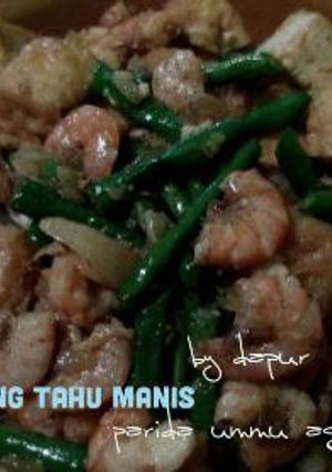 Foto resep Udang tahu manis