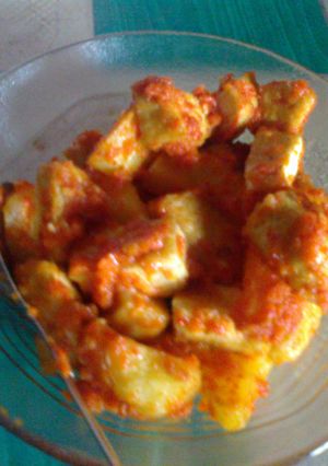 Foto resep tahu kentang pedas