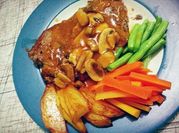 Gambar sapi lada hitam ala hotel