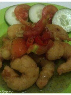 Foto resep Udang Crispy Saos Tiram Lada Hitam