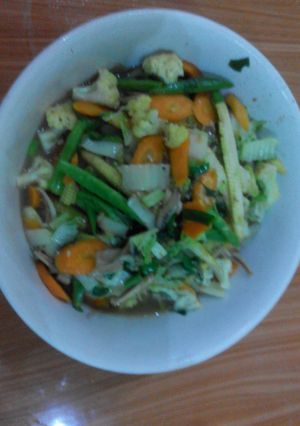 Foto resep Capcay teri yummy