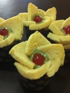 Foto resep Mangkuk Roti Vla Green Tea