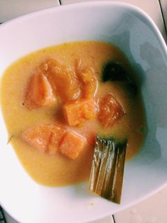 Foto resep kolak ubi dan labu (pumpkin)