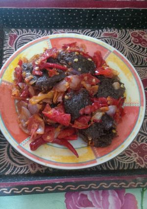 Foto resep Balado Daging Super Pedas