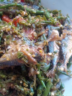Foto resep ikan asin cabe hijau praktis