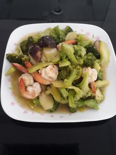 Foto resep Brokoli campur udang