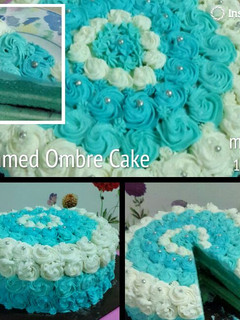 Foto resep 45. Ombre Cake Kukus