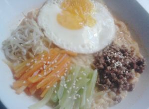 Foto resep Cheese Ramyeon. Mie Keju Korea