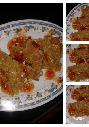 Foto resep Simple spicy omelette