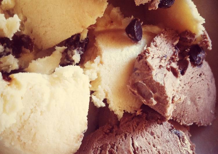 Resep Rhum-Raisin &amp; Chocochips-Chocolate Ice Cream, Lezat