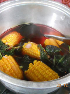 Foto resep Sayur bening bayam merah
