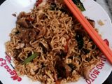 Mie jamur vegetarian