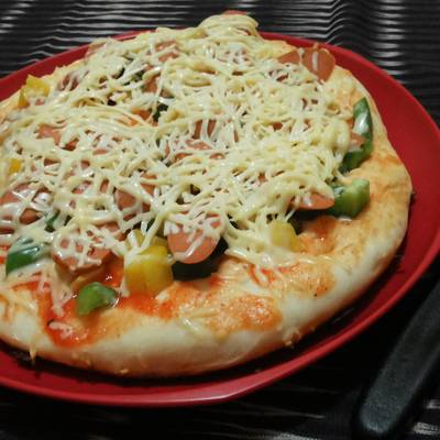 Resep Pizza Teflon Anti Gagal Oleh Uji - Cookpad