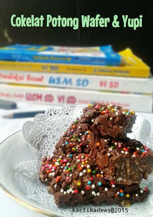 Foto resep COKLAT POTONG WAFER YUPI (beng-beng home made)