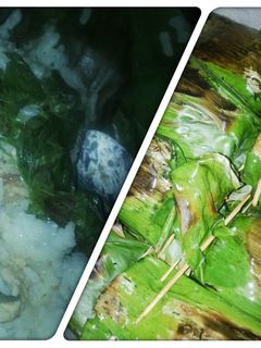 Foto resep Nasi bakar Teri Ayam