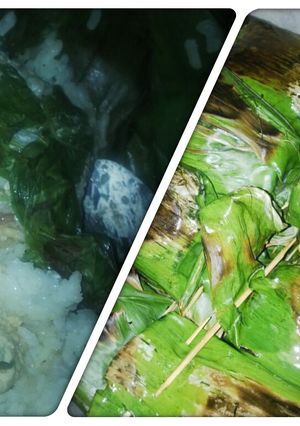 Foto resep Nasi bakar Teri Ayam