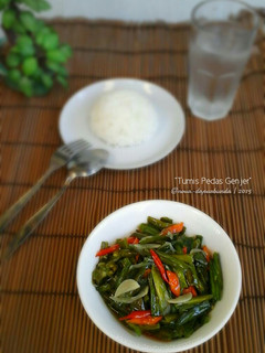 Foto resep "Tumis Pedas Genjer"