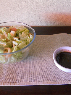 Una foto de Ensalada con vinagreta balsámica