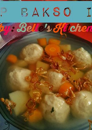 Foto resep Soup Bakso Ikan Batita