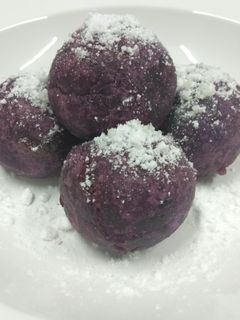 Foto resep Bola Bola Ubi Ungu