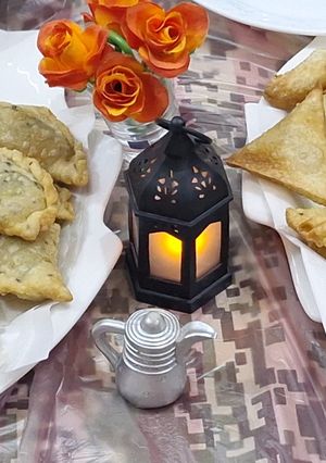 صورة لوصفة معجنات بجبنة ولحمة