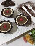 Chocolate biscuit tart