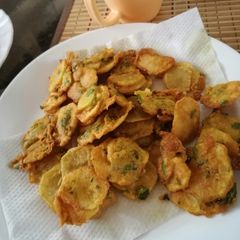 A picture of Home made Bhajia.