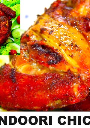 A picture of Tandoori Chicken (Air Fryer & Pan fried).