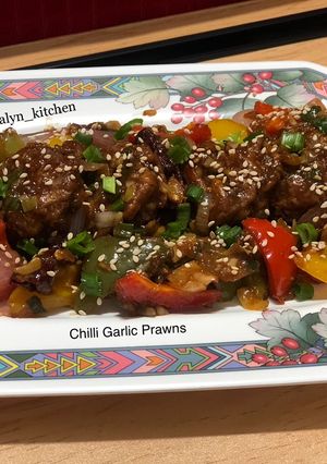 A picture of Chilli Garlic Prawns.
