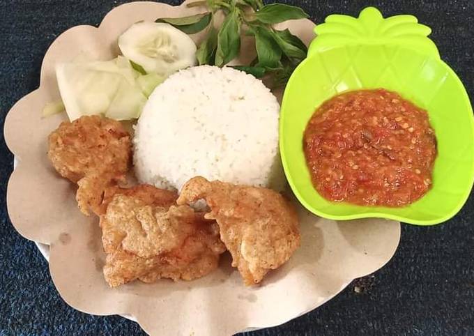 Resep Nasi Ayam Lalap Tarakan Oleh Tri Wahyu Arum C Cookpad