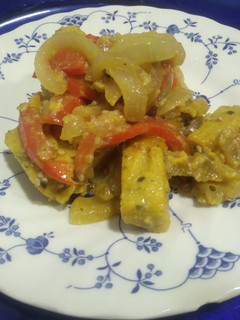 Una foto de Ensalada tibia de tofu