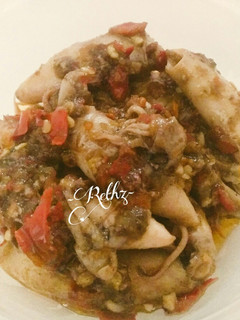 Foto resep Cumi asin sambal terasi ala rethz