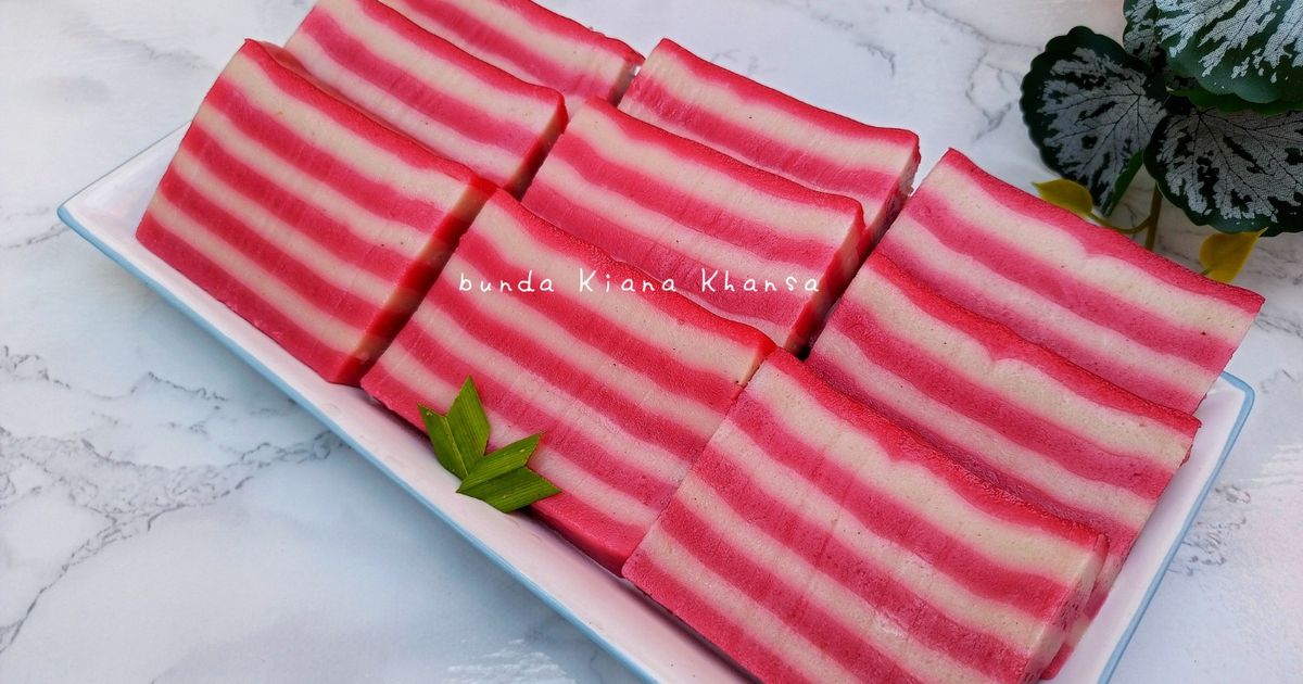 Kue lapis beras merah putih