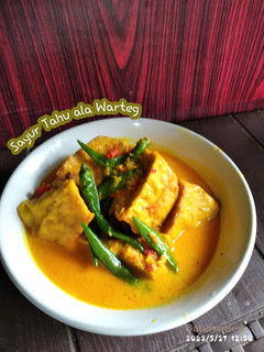Foto resep *Sayur Tahu ala Warteg*
