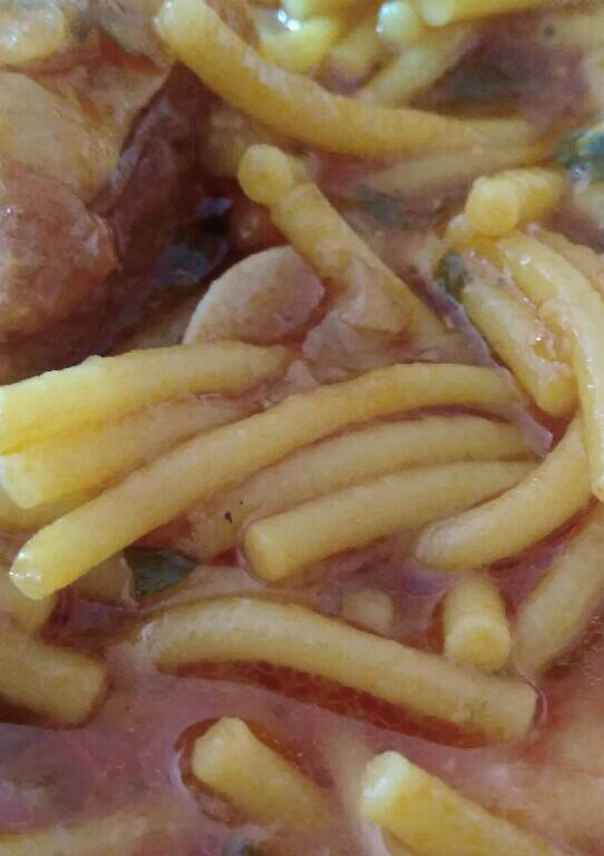 Una foto de Fideos a la Cazuela