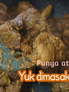 Foto resep Rendang ati ampela