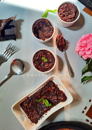 A picture of Baked Chocolate Oats.