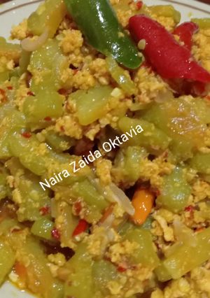Foto resep Pare ceria telor pedas